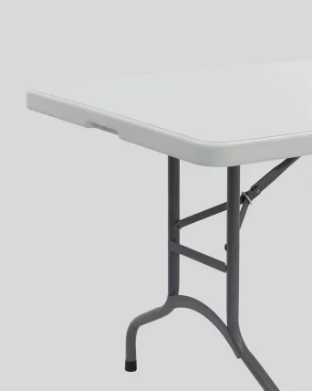 Стол складной пластиковый Кейт 240 чемодан Белый_4