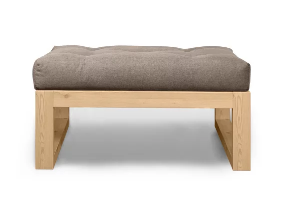 Пуфик Демоку СТ бежевый-натуральный / Demoku_0