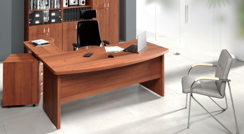 Стол руководителя Танго СТ9-18Р Орех / СТ9-18R_2