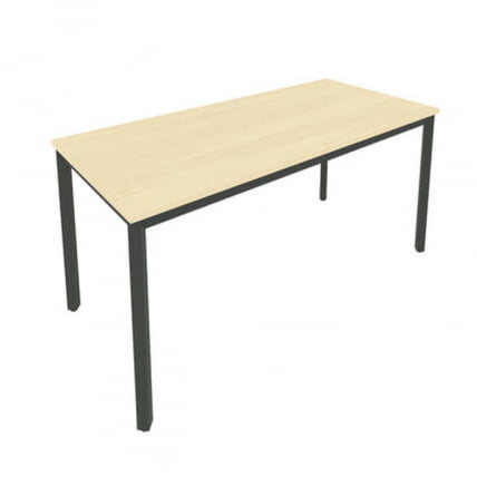 Стол письменный на металлокаркасе СЛИМ СЙСТЕМ С.СП-6 Клен-Антрацит / SLIM SYSTEM_0