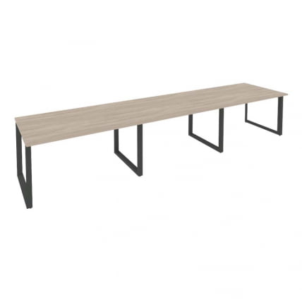 Стол переговорный (3 столешницы) ОНИКС О.МО-ПРГ-3.3 Дуб Аттик/Антрацит / ONIX O.MO-PRG-3.3_0