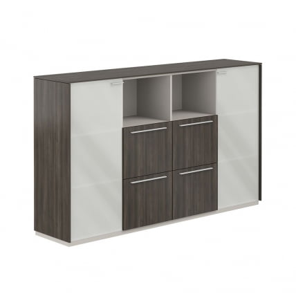 Шкаф средний с ящиками Атлас НЗ-0316.БТ.БТ Бренсон Трюфель / Atlas NZ-0316.BT.BT_0