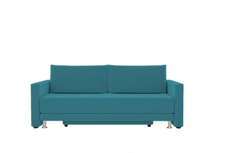 Диван прямой Сальтвик (Берхоусе) Цвет фасада: Азур велюр; Тип: Прямой; Материал фасада: Металл/Велюр / (Berhouse)_0
