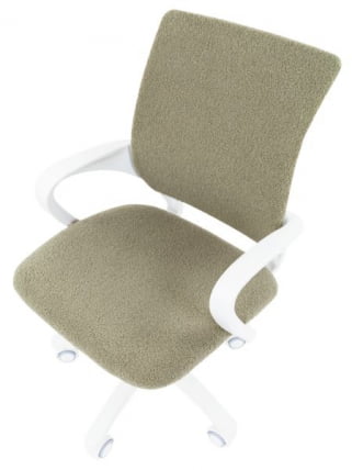Детское кресло CХАИРМАН ТИН (КИДС) 103 белый пластик БАРНИ (БАРНИ) Оливка / CHAIRMAN (KIDS) (BARNI)_13