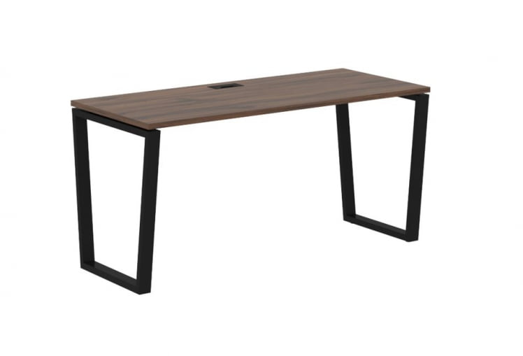 Стол письменный ЕДИС ЕВСТ 1567 Дуб Денвер темный Черный / EDIS EVST_0