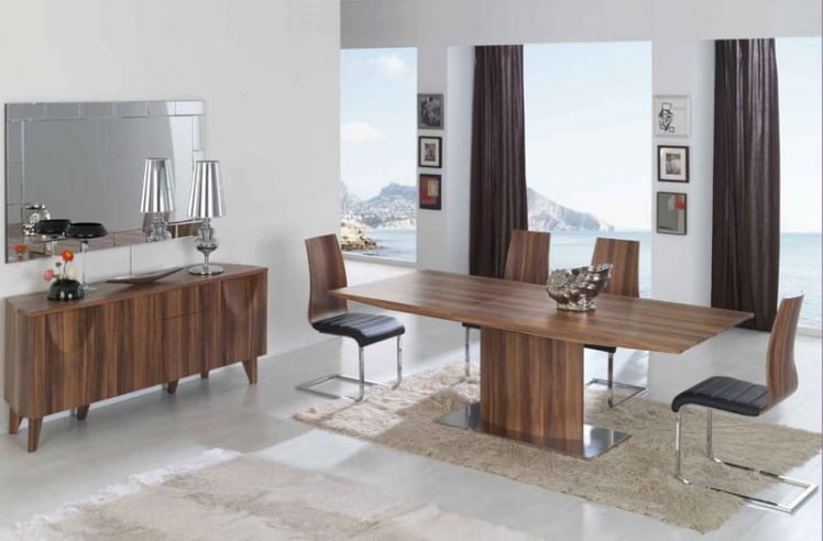 Стол обеденный ДУПЕН (160) ДТ-02 Орех / DUPEN DT-02_0