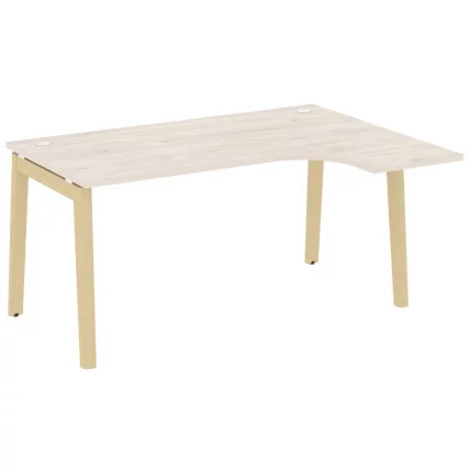 Стол эргономичный левый ОНИКС ВООД ОВ.СА-4(Р) Денвер Светлый/Светлый / ONIX WOOD OW.SA-4(R)_0