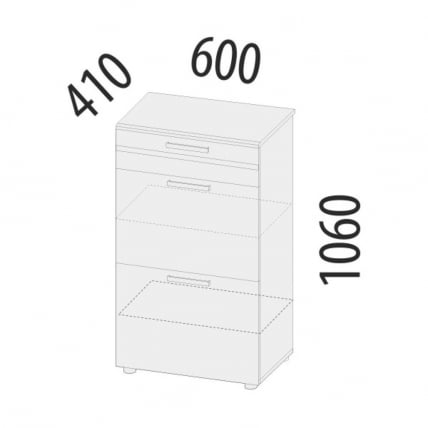 Тумба для обуви Денвер 400.11_4