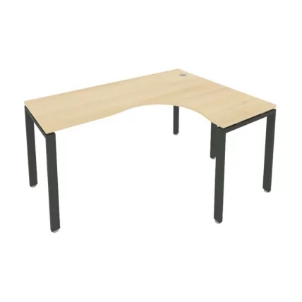 Стол письменный МЕТАЛ СЙСТЕМ БП.СА-4 Пр Акация/Антрацит / METAL SYSTEM_0