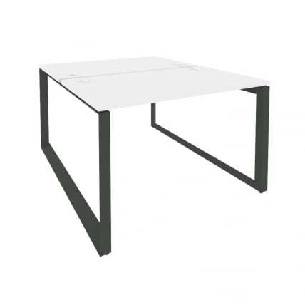 Рабочая станция на О-образном м/к ОНИКС О.МО-Д.РС-2.2.7 Белый Бриллиант/Антрацит / ONIX O.MO-D.RS-2.2.7_0