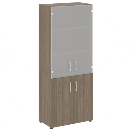 Шкаф книжный со стеклом без топа ЙАЛТА ЛТ-СТ 1.2 Вяз благородный / YALTA LT-ST_0