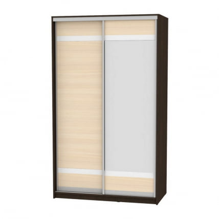 Шкаф-купе Б-220х135х60-2(Венге-ДМ-Д9Д10) / B-220х135х60-2(Венге-ДМ-D9D10)_0