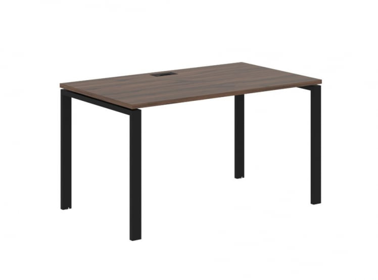 Стол письменный ЕДИС ЕУСТ 1380 Дуб Денвер темный Черный / EDIS EUST_0