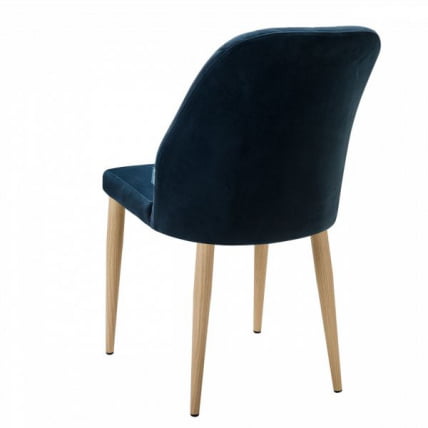 Стул Ален Диаг блуе/нат.дуб / Alen Diag blue/нат.дуб_1