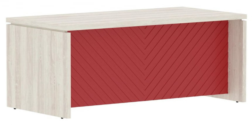 Стол руководителя Торр ЛУКС ТЛСТ 189Х Сосна Эдмонд Красный / Torr LUX TLST 189H_0
