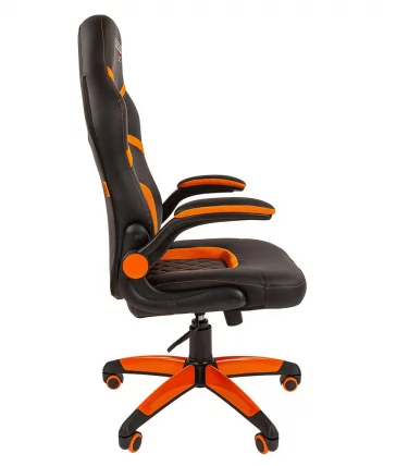 Кресло геймерское CХАИРМАН ГАМЕ 18 Черный Оранжевый / CHAIRMAN GAME_2
