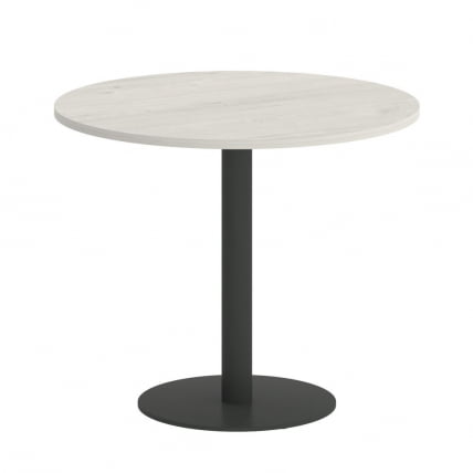 Стол журнальный круглый ХОМЕ ОФФИCЕ ВР.СП-5-90.1 Дуб Наварра/Антрацит металл / HOME OFFICE VR.SP-5-90.1_0