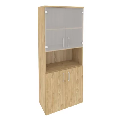 Шкаф высокий широкий ОНИКС О.СТ-1.4 Тиквуд Светлый / ONIX O.ST-1.4_0