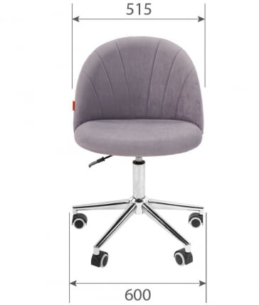 Компьютерное кресло CХАИРМАН ДОМ (Хоме) 117 Серый / CHAIRMAN (Home)_4