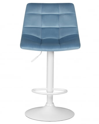 Стул барный ДОБРИН ТАИЛОР ВХИТЕ (пудрово-голубой велюр (МДЖ9-74)) 2 шт / DOBRIN TAILOR WHITE (MJ9-74))_6