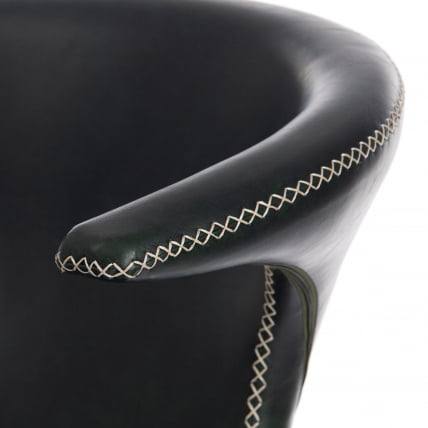 Стул ФЛАИР (мод. 9020) экокожа/металл, 60 х 56 х 78 см , зеленый 14/черный / FLAIR (mod._6