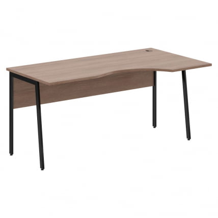 Стол эргономичный правый ИМАГО Плус СА-1П(Пр) Ясень шимо Черный / IMAGO Plus СА-1P(Пр)_0