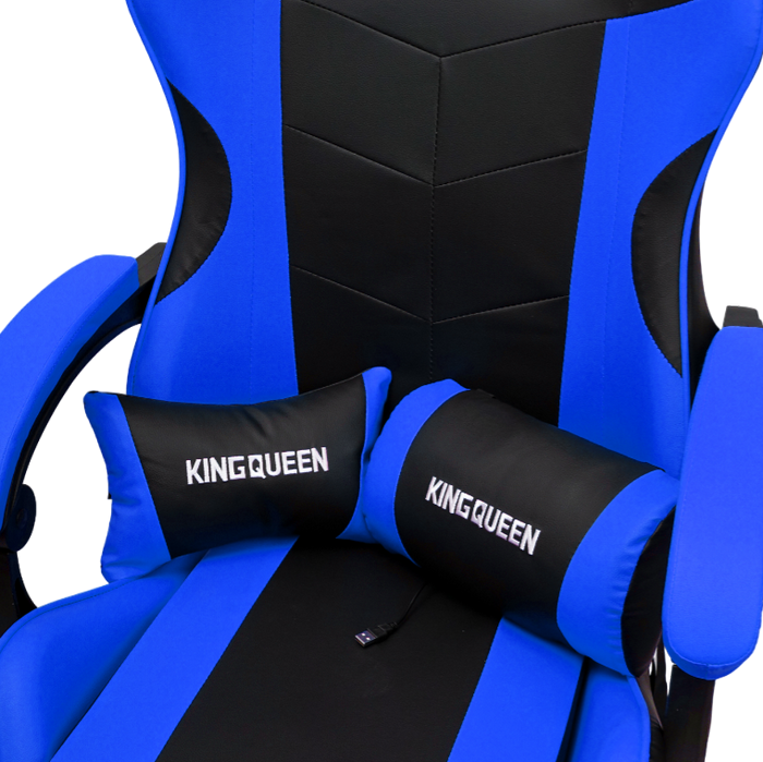 Кресло 1209-1 КИНГКУЕЕН, цвет черный/синий, 1209-1-блаcк-блуе-масс / KINGQUEEN, 1209-1-black-blue-mass_4