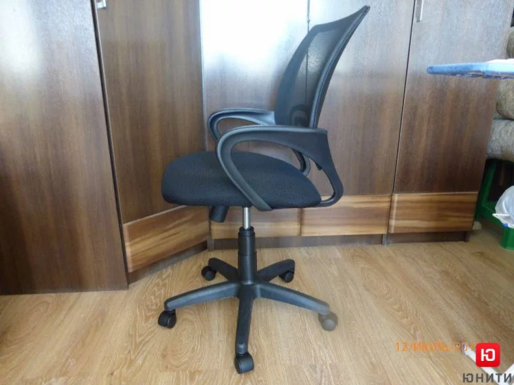 Кресло оператора CХАИРМАН 696 Черный пластик (блаcк) серый / CHAIRMAN (black)_2