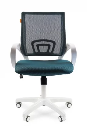 Кресло оператора Чаирман 696 вхите ТВ-18 Зеленое / Chairman white TW-18_1