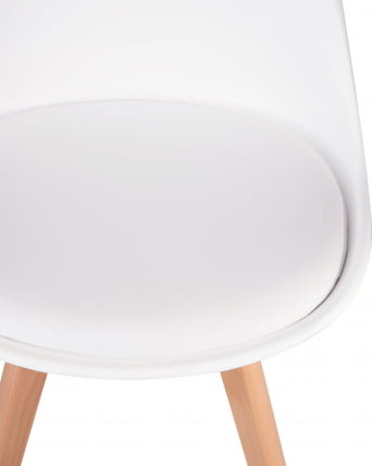 Стул обеденный ДОБРИН ДЖЕРРЙ СОФТ Белый В-02 / DOBRIN JERRY SOFT W-02_6