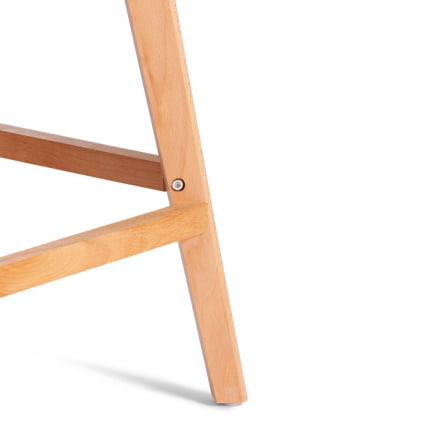 Стул барный ТУЛИП БАР (мод. C1014Х-1) / 1 шт. в упаковке пластик/дерево, 42 х 47,5 х 104 см, Блаcк (Черный) 3010/ натуральный / TULIP BAR (mod. C1014H-1) Black_9