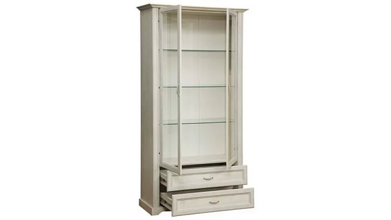 Шкаф комбинированный Сохо 32.05 Бетон пайн белый_1