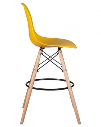 Стул барный ДОБРИН ДСВ БАР (ножки светлый бук, цвет горчичный (Й-03)) 2 шт / DOBRIN DSW BAR (Y-03))_3