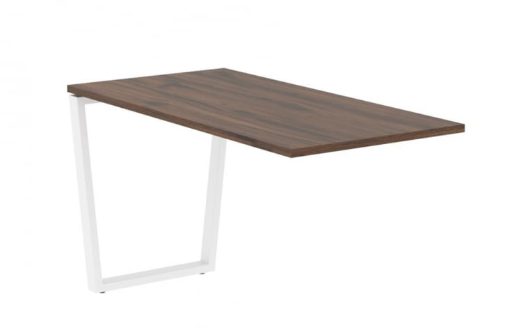 Брифинг-приставка ЕДИС ЕВБ 1367 Дуб Денвер темный Белый / EDIS EVB_0