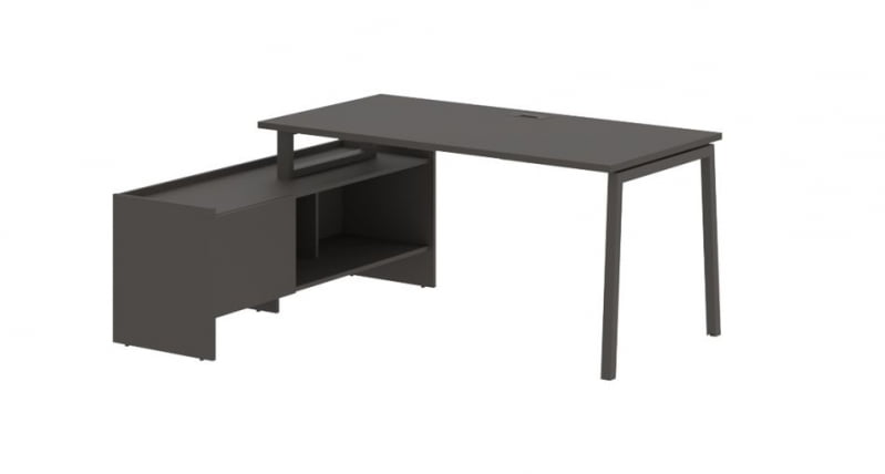 Стол с тумбой ЕДИС ЕЛCТ 17814 Мокко / EDIS ELCT_0