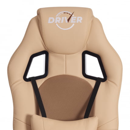Кресло ДРИВЕР (22) кож/зам/ткань, бежевый/бронза, 36-34/ТВ-21 / DRIVER 36-34/TW-21_6
