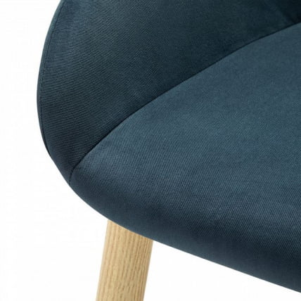 Стул Кент Диаг блуе/нат.дуб / Kent Diag blue/нат.дуб_5