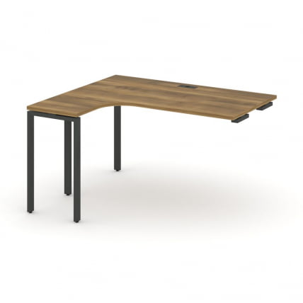 Стол-приставка к опорной тумбе/шкафу (левый) CОНCЕПТ CН.ОСАПР-006(Л) Сандал Янтарный Черный / CONCEPT CN.OSAPR-006(L)_0