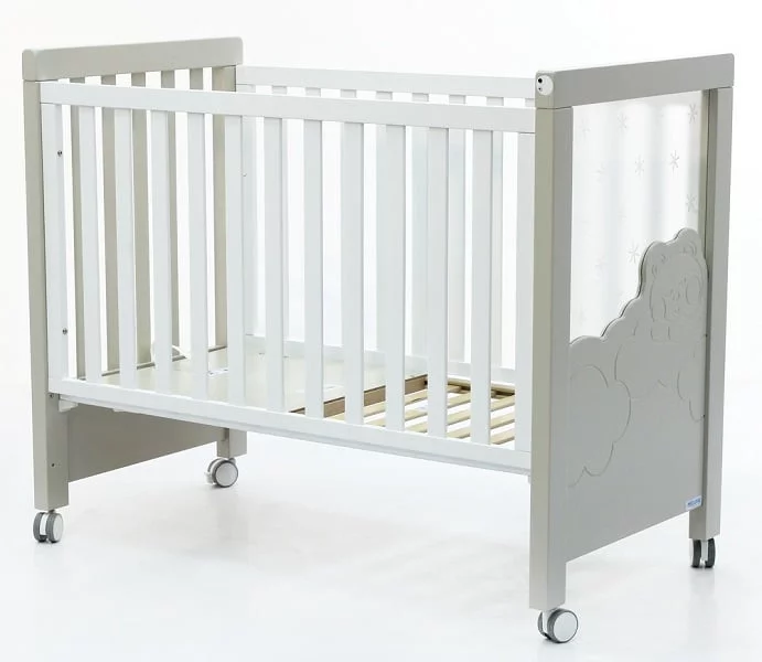 Кровать Микуна Долсе Лусе Релакс Плус 120кс60 Вхите/Грей / Micuna Dolce Luce Relax Plus 120x60 White/Grey_0