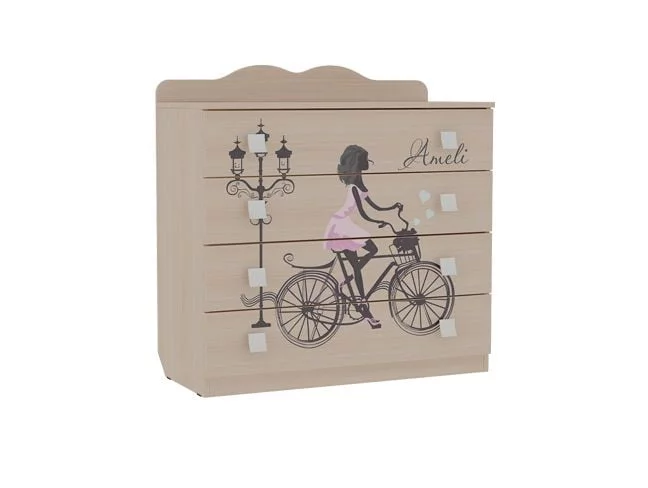 Комод Амели модуль 07 Дуб млечный_0