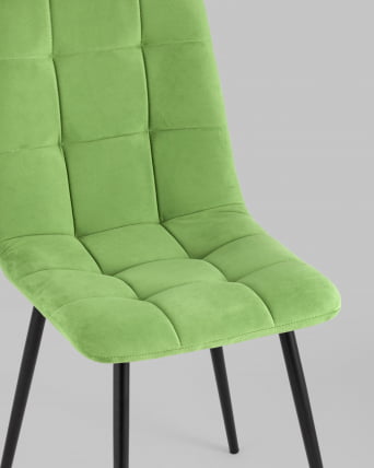 Стул Оливер велюр Травяной / Oliver_7