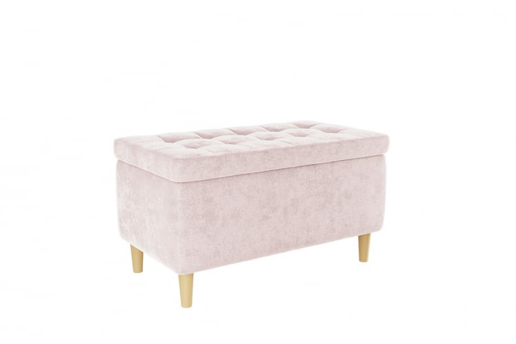 Пуф Чарли 2 ПМ-004.2 нежно-розовый (велюр) / PM-004.2_0