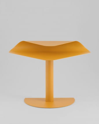 Журнальный столик Корнеа металл желтый / Cornea_5