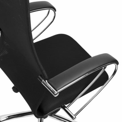 Кресло руководителя БРАБИКС ПРЕМИУМ Ултимате ЕКС-800 хром Черное / BRABIX PREMIUM Ultimate EX-800_5