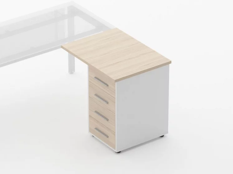 Тумба приставная Дека 9.05.08 Туя/Белый / Deka_1