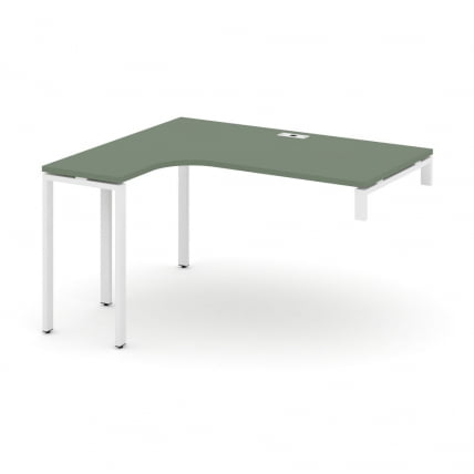 Стол-надставка на опорную тумбу (левый) CОНCЕПТ CН.ОСАН-003(Л) Дуб Мали Белый / CONCEPT CN.OSAN-003(L)_0