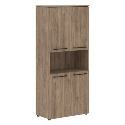 Шкаф с 2-мя комплектами глухих малых дверей ЕНИО МХC 85.4 Кария Пальмира / ENIO MHC_0