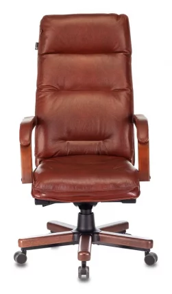 Кресло руководителя Бюрократ Т-9927ВАЛНУТ Светло-коричневый / T-9927WALNUT_1