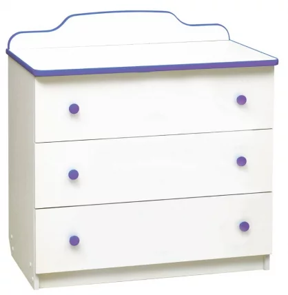 Комод с 3-мя ящиками Радуга Фиолетовый_0