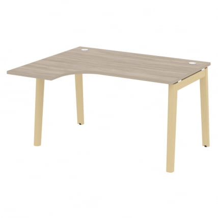 Стол эргономичный левый ОНИКС ВООД ОВ.СА-3(Л) Дуб Аттик/Светлый / ONIX WOOD OW.SA-3(L)_0